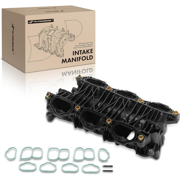 A-Premium Lower Intake Manifold Compatible with Kia Sorento 2011-2013, Sedona 2014 & Hyundai Santa Fe 2010-2012, 3.5L, Replace# 283103CAA0
