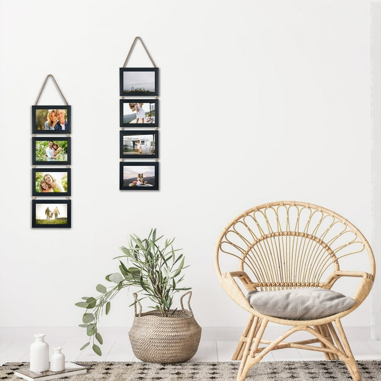 Picture Frame Set, 4x6 Frames Pack For Picture Gallery Wall With Stand and  Hanging Hooks, Set, 4 x 6, Set of 6 - Kroger