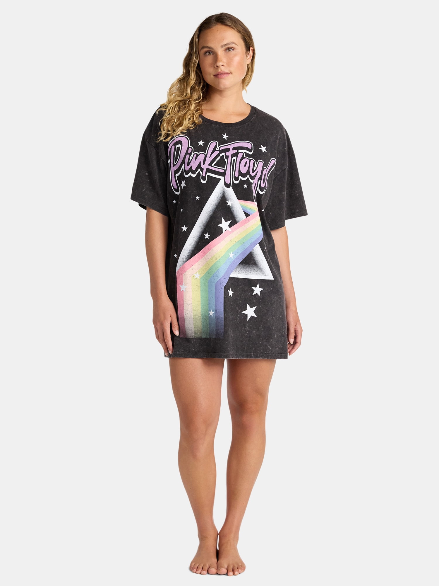 Pink Floyd Women's Oversized Sleep Shirt, Sizes XS-XXXL
