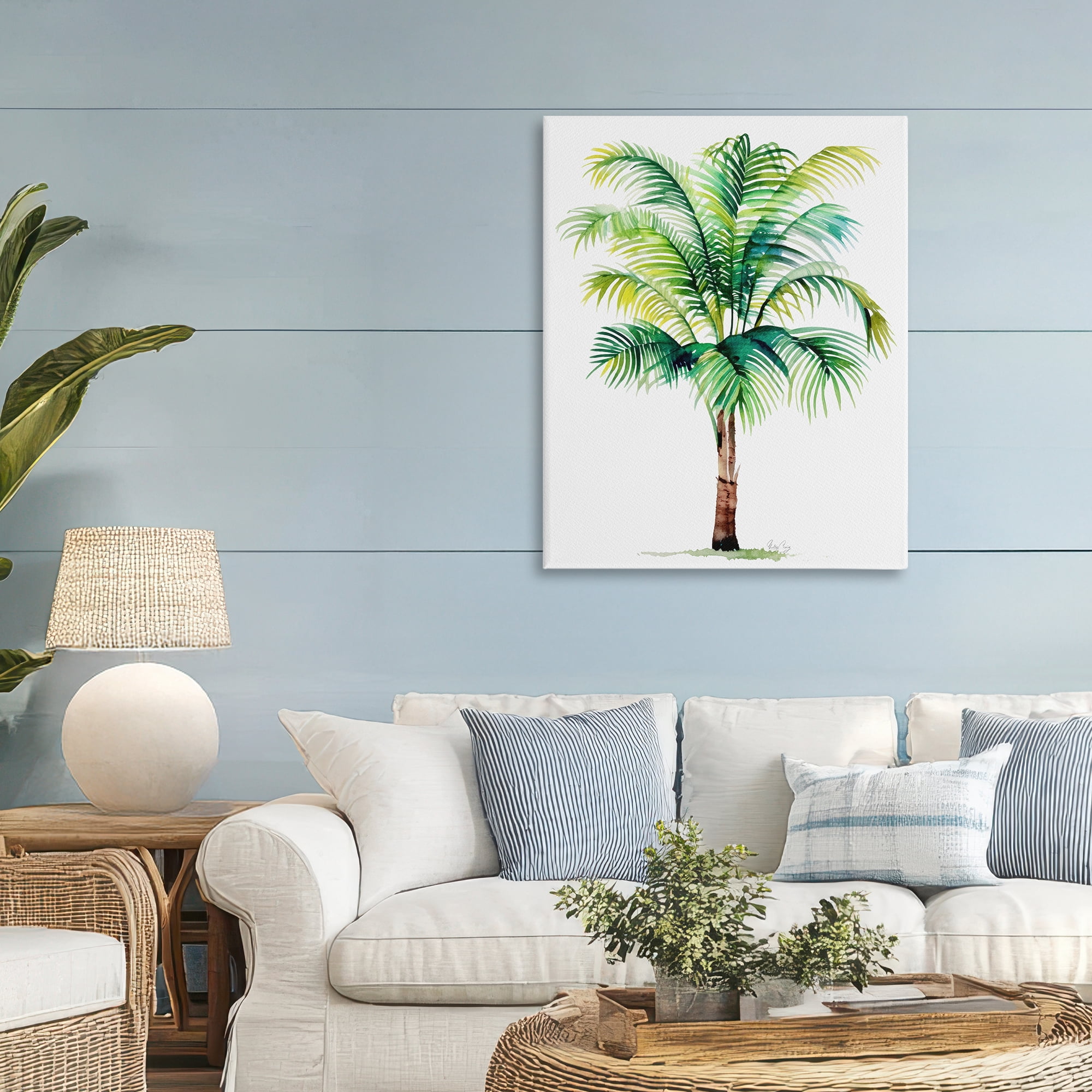 Stupell Industries Breezy Fronds Palm Canvas Wall Art, design by Shelly Craig