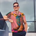 thumbnail image 4 of Fotbe Cowboy Boots With Flowers Camiseta Polo de Golf para Hombre con Estampado – Camisa Deportiva Transpirable con Cuello Abotonado-Medium, 4 of 6