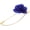 Bright Blue, variant on Flower Lapel Stick Brooch Pin with Gold Leaf Satin Tassel Chain Dangling Handmade Boutonnieres Pins for Suit Collar Wedding Party Gray -