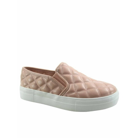 

Pouch Women s Flat Slip On Quilted Foam Padded Cushion Sock Fashion Sneakers Shoes