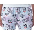 thumbnail image 3 of KISS Womens' All Over Band Logo and Faces Pastel Tie Dye Pajama Sleep Pants, 3 of 6