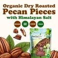 thumbnail image 4 of Organic Dry Roasted Pecan Pieces with Himalayan Salt, 1.5 Pounds – No-GMO, Vegan, Kosher, Bulk – by Food to Live, 4 of 7