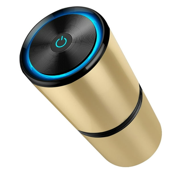 Inteprter Ambientador de aniones alimentado por USB Operación silenciosa Eliminador de olores de iones negativos Electrodomésticos Oro Inteprter HA062769-03B