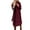 Wine, variant on Women's Long Trench Coat Windproof Classic Lapel Overcoat Trench Solid Petite Notched Lapel Business Blazer Long Winter Coats