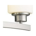 thumbnail image 4 of CHLOE Lighting AALIYAH Contemporary 3 Light Brushed Nickel Bath Vanity Light Opal White Glass 23" Wide, 4 of 6