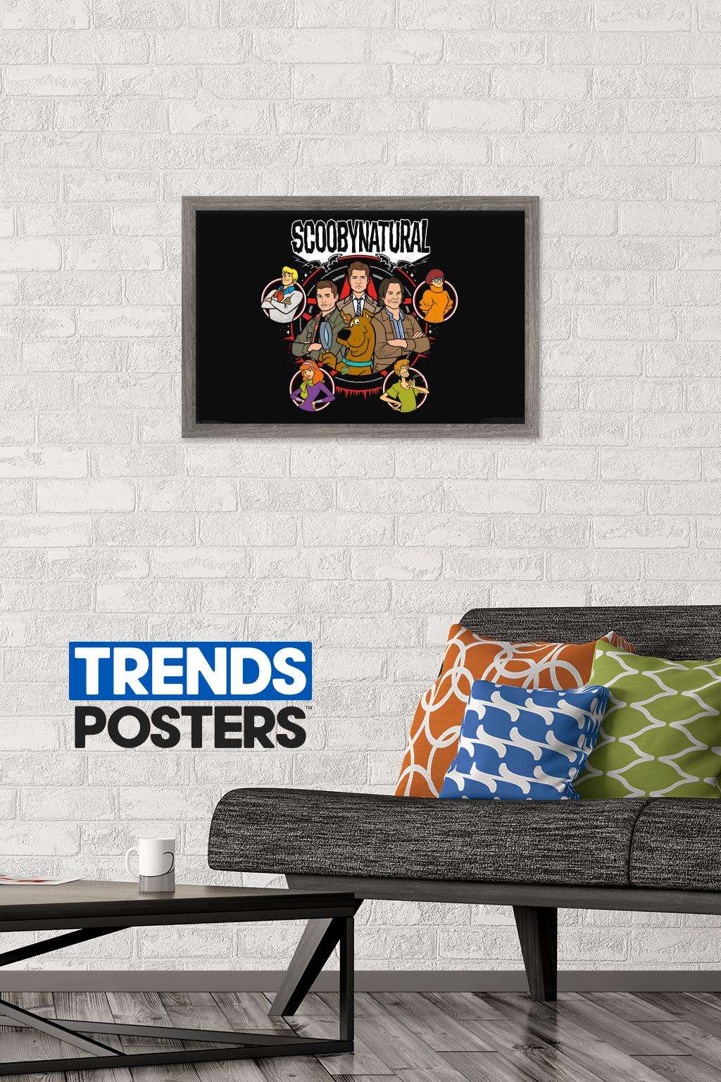 Scooby-Doo - Scoobynatural Wall Poster, 14.725" x 22.375", Framed