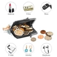 thumbnail image 4 of Elk Deer Stylish Coin Purse Made of 0.7 Microfiber Zinc Alloy Jaws, 4.3x4.7 in/11x12 Cm, Durable and Chic Way to Carry Your Essentials, 4 of 7