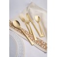 thumbnail image 2 of Sofia Home Gold Satin 18/0 20-Piece Flatware Set, Service for 4 by Sofia Vergara, 2 of 5