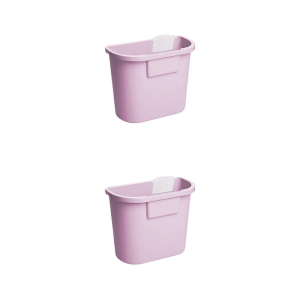 Botes de basura Montados en la pared Yuarrent 2Conjunto rosa