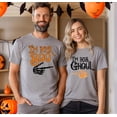 thumbnail image 3 of PAVIG Her Boo His Ghoul Halloween Couple Matching Shirt, Skeleton Tee, 3 of 7