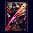 thumbnail image 2 of Men's Marvel X-Men '97 Gambit Neon Card  Graphic T-Shirt, 2 of 5