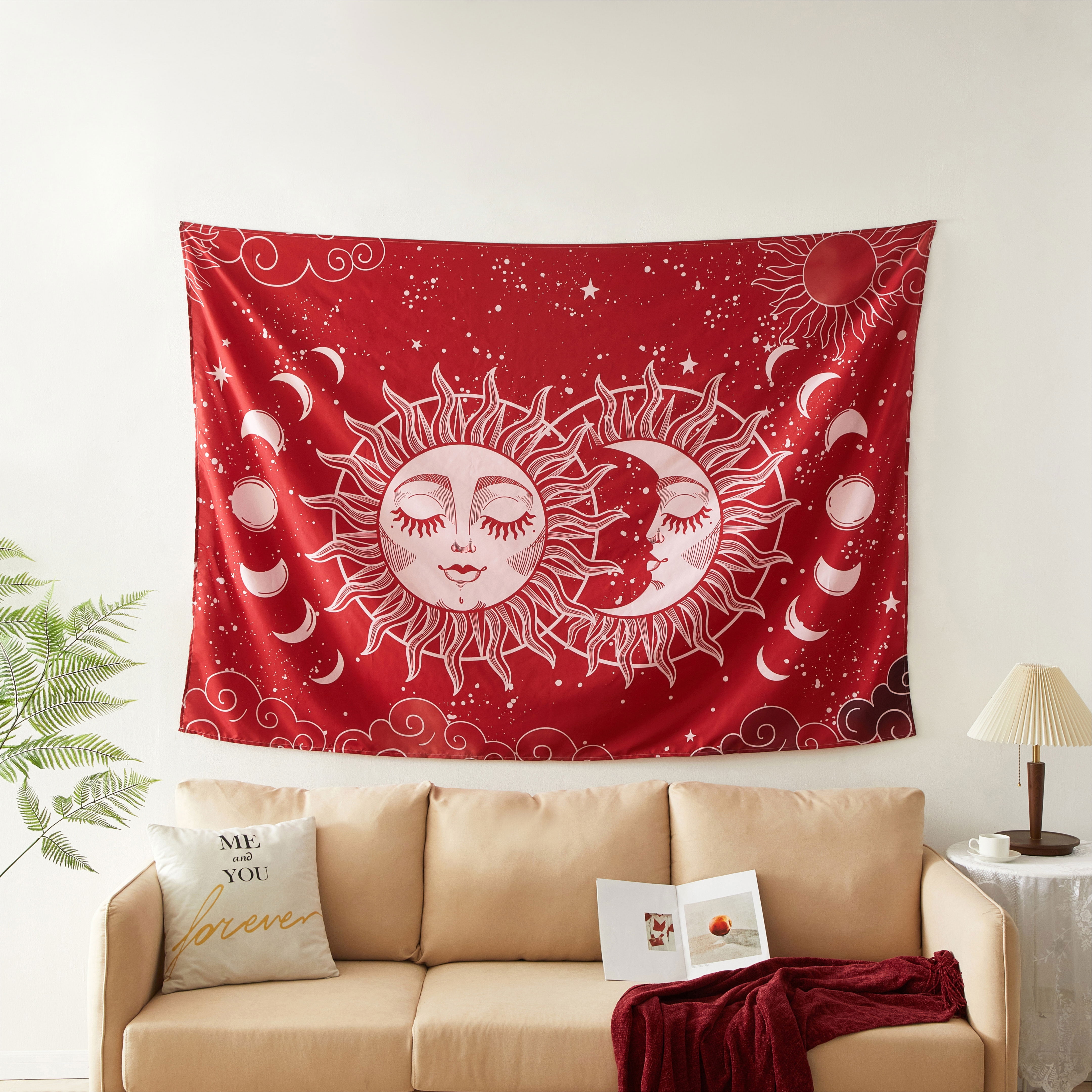 Red Moon Mushrooms Tapestry - Shop Online on roomtery