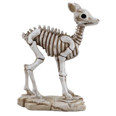 NCQ Halloween Skeleton Horse Decorations Statue, Skeleton Animals Bones, Graveyard Scenes, Halloween Sculpture for Outdoor Indoor Party Props Table Yard Garden Decor (Horse)