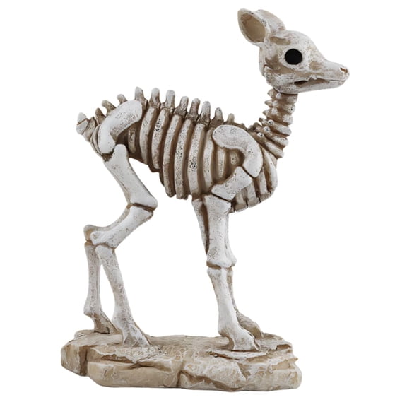 NCQ Halloween Skeleton Horse Decorations Statue, Skeleton Animals Bones, Graveyard Scenes, Halloween Sculpture for Outdoor Indoor Party Props Table Yard Garden Decor (Horse)