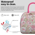 thumbnail image 3 of Womens Pioneer Flower Floral Print Pattern Lunch Box for Work,Insulated Lunch Bag for Women,Loncheras Para Mujer,Leakproof Adult Lunch Bag for Work,Beach,Travel,Picnic,Camping, 3 of 7