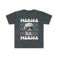 thumbnail image 1 of Poodle 'Merica Patriotic T-Shirt Cute White Poodle 4th of July Dog Shirt, 1 of 2