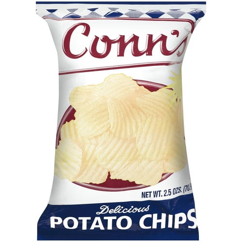 Conn's Wavy Potato Chips, 3.5 Oz. - Walmart.com - Walmart.com