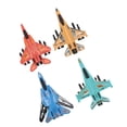 thumbnail image 1 of Alloy Fighter Plane Model, Handcrafted  Aircraft Toys, Pull Back Action, Fighter Jet Model Toy, Sturdy Material, Set of 4 Jets Toys, Ideal for Children, 1 of 7