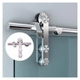 thumbnail image 1 of Stainless Steel Frameless Glass Sliding Barn Door Hardware For Shower Sliding Door ,Easy to Install, 1 of 6