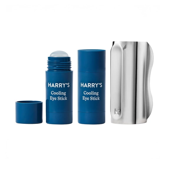 Kit Cooling Eye Depuffing Harry's Gua Sha con 2 varillas para hombre