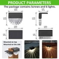 thumbnail image 4 of Auting Solar Garden Fence Light (1 Unit), Solar Garden Fence Lighting, Bridge Decoration, Waterproof, Color Changing LED Light for Patio, Stairs and Garden., 4 of 5