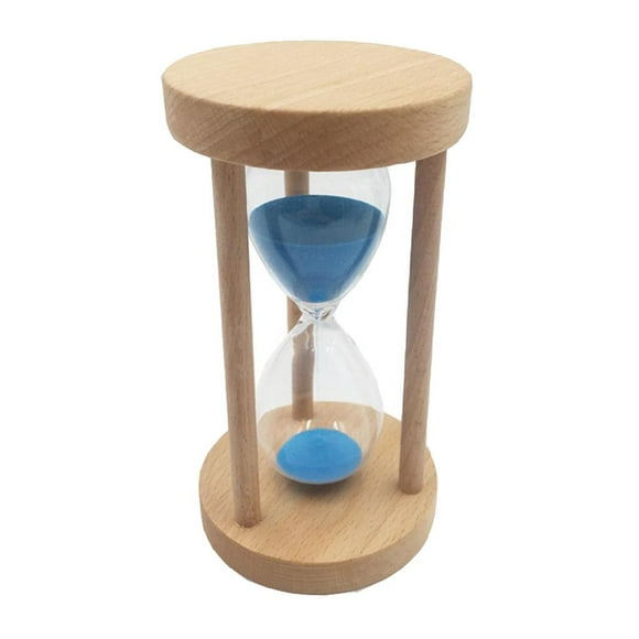 HILABEE 30Min Vintage Hourglass Sand Timer Sandglass Clock Home Study Room Office Table blue