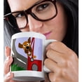 thumbnail image 2 of 3drose, Cute Puppy Dog Riding in Red Car, 11oz Mug, 2 of 6