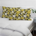 thumbnail image 4 of Farmhouse Daisy Pillow Protectors with Zipper Standard Size, Spring Watercolor Yellow White Floral Soft Brushed Microfiber Breathable Throw Pillow Covers, Pillowcase for Couch Sofa Bedroom 20"x26", 4 of 9
