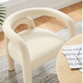 thumbnail image 4 of Modway Astrid Performance Velvet Upholstered Dining Chair in Porcelain, 4 of 9