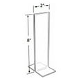 thumbnail image 2 of 2-Sided Double-Foot Acrylic Sign Holder (Vertical - 2" W x 8" H ), 2 of 2