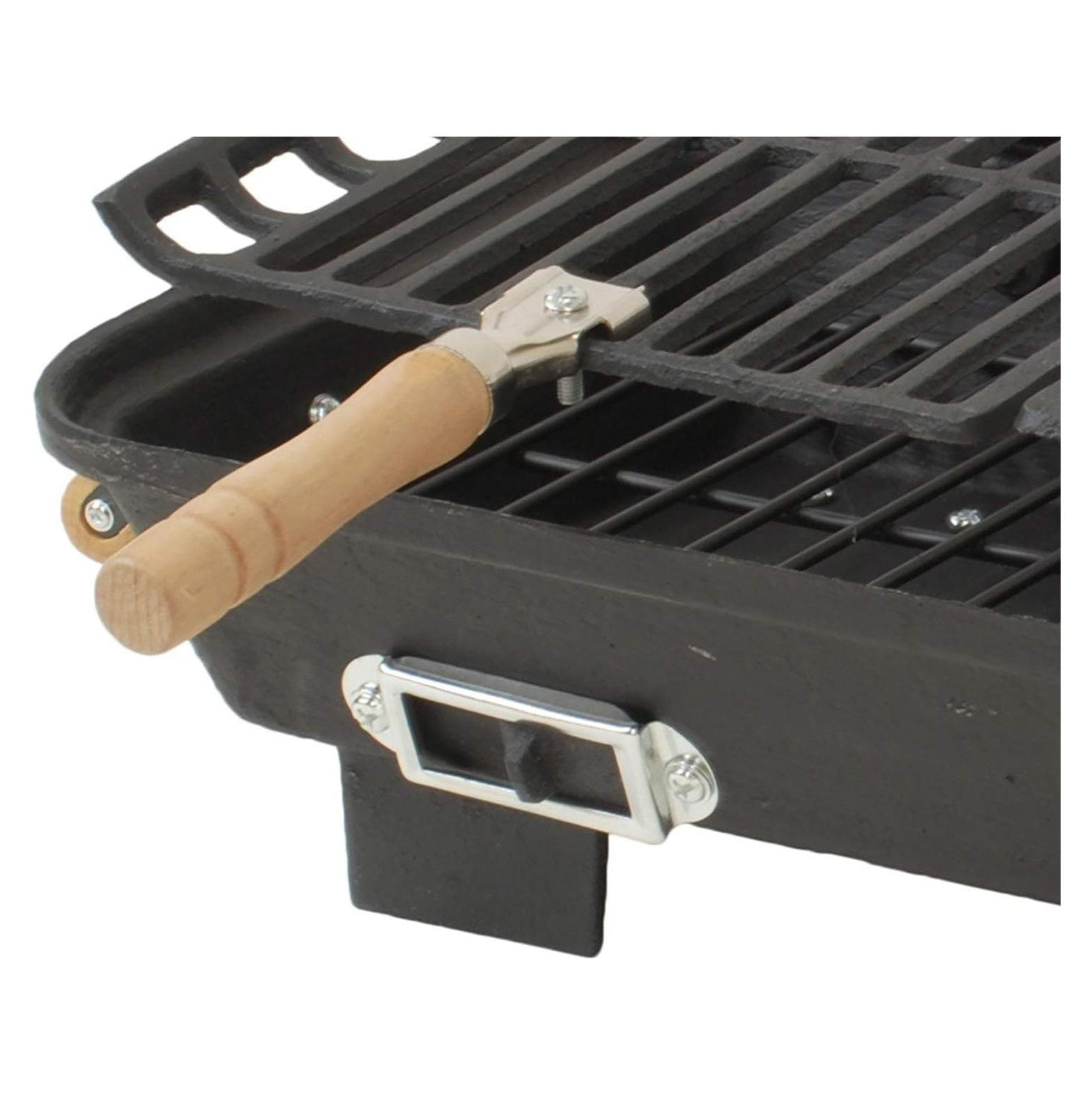 30052AMZ Kay Home Product's Cast Iron Hibachi Charcoal Grill, 10 by 18-Inch (Limited Edition)