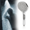 thumbnail image 2 of 3PCS Thermostatic Shower Faucet Top Spray Hose Faucet Bathroom Set G1/2, 2 of 8
