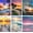 Seaside-30x40cm/6pack, variant on JYLMOOD 6pcs Paint by Numbers for Adults Kits, DIY Easy Painting by Numbers for Gift Home Wall Decoration 30x40cm（without Frame)