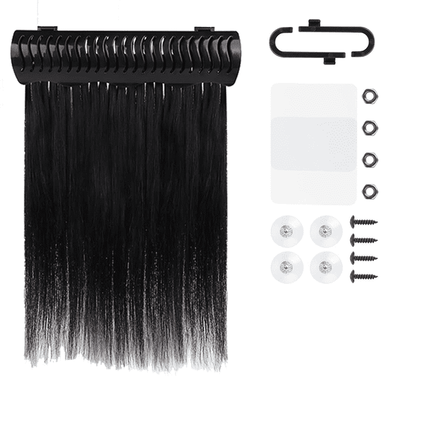 Soporte para Extensiones de Cabello para Peinar, 4 Modos de Instalación con Herramienta, Soporte para Extensiones de Cabello Diseñado para Lavar B