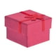 thumbnail image 3 of FELTECHELECTR 24 cajas organizadoras para guardar pendientes, pulseras, collares y joyas, de 4 x 4 x 3 cm, con lazo (rojas), 3 of 4