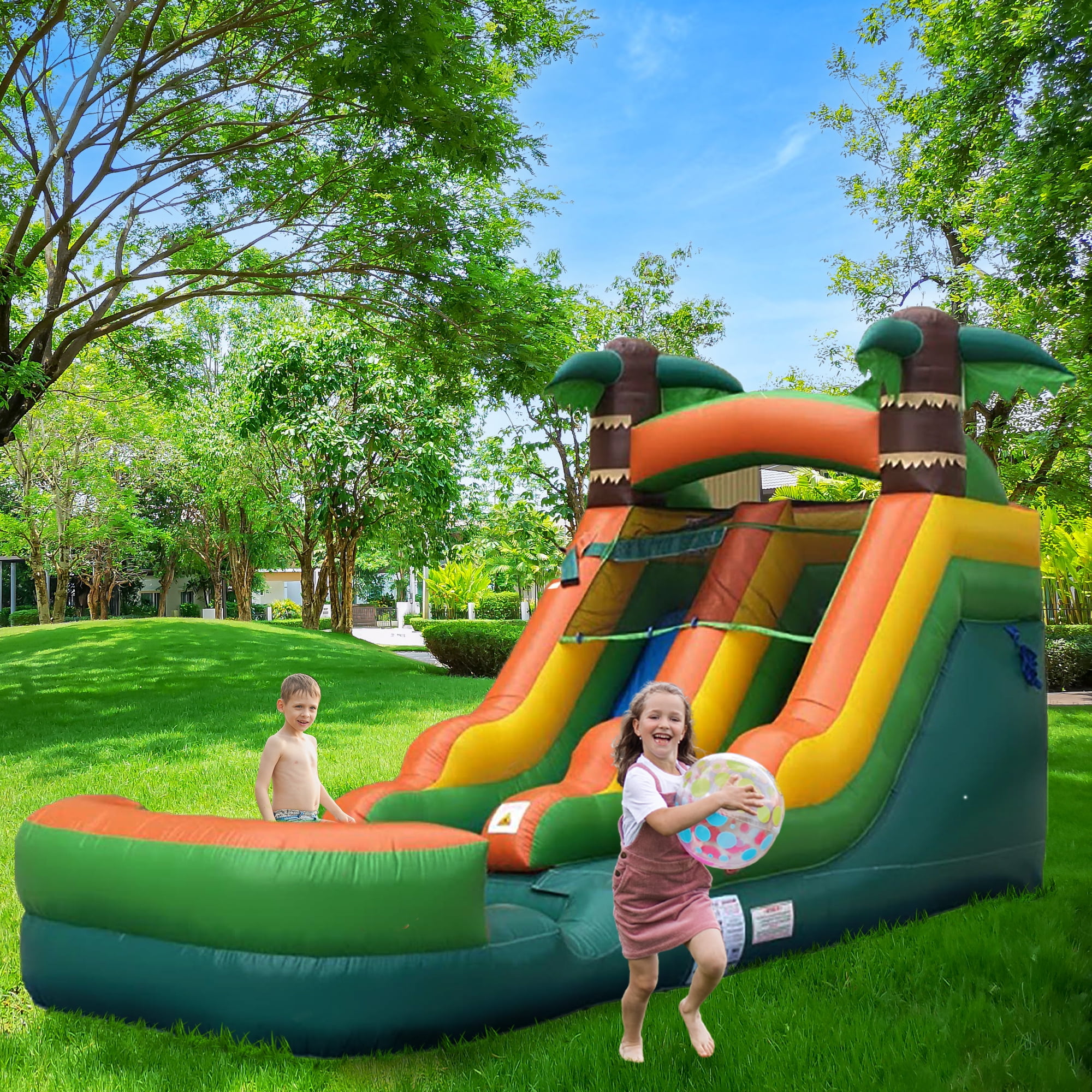 Free shipping!18'H Bubble Bump Slide Wet n Dry(Green)-1001 for sale –  Tophopinflatables