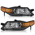 thumbnail image 2 of For 2007-2008 Acura TL Base/Navi Model HID Xenon Headlights Assembly Pair, 2 of 18