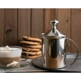 thumbnail image 3 of Milk Frother Handheld, Thick, Creamy Milk Foam Maker, Warm & Cold Milk Foamer | Stainless Steel Hand Held Frother for Coffee, Latte, Cappuccino, Frappe, Matcha, Hot Chocolate, 14 oz., 3 of 4