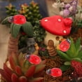 thumbnail image 3 of SHISUYAN 100PCS Mini Ladybugs Miniature for Fairy Garden Mini Adornment Micro Landscape Plant Decoration Plastic Simulation Seven-star Small Ladybug (Red), 3 of 9