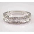 thumbnail image 3 of 2.20Ct Baguette Cut Lab Created Diamond Wedding Band Ring 14K White Gold Plated, 3 of 3