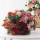 thumbnail image 5 of Ramo de hortensias artificiales de 16 cabezas, de plástico, sin agua, para decoración de bodas en casa, 5 of 5