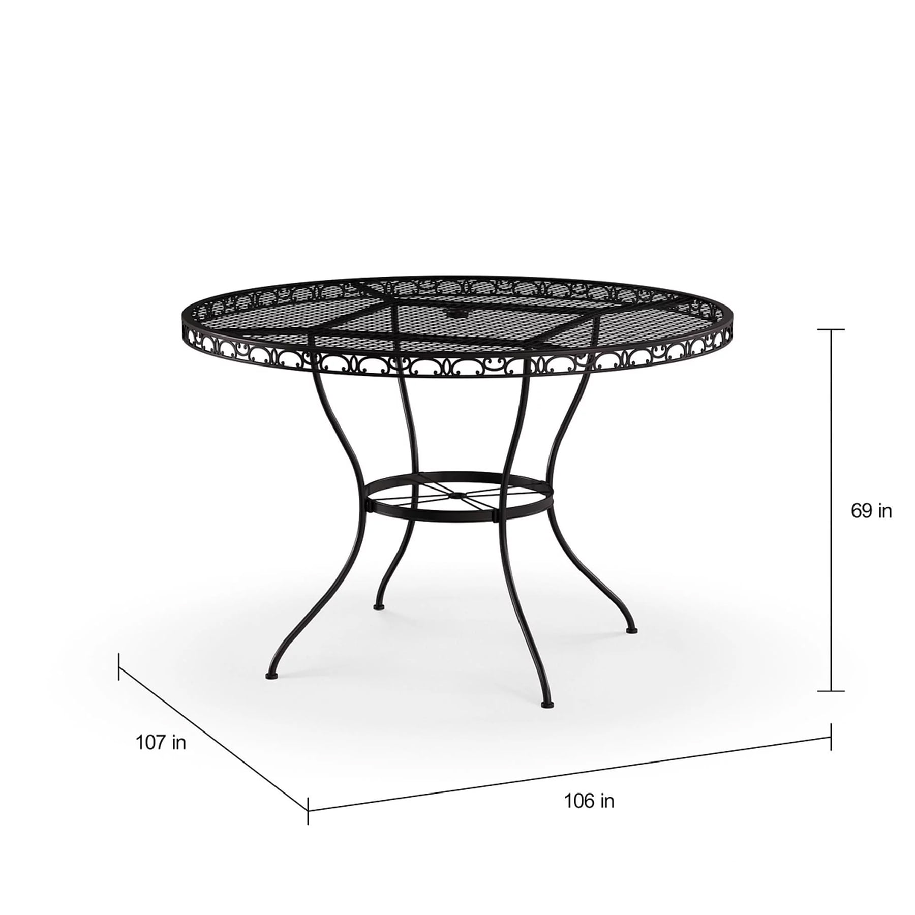 Better Homes & Gardens Clayton Court Outdoor Metal 5-Piece Dining Set, Red