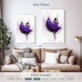 thumbnail image 4 of Elephant Stock Purple Rain Ballet Wall Art - Vertical Canvas Wall Art - Living Room Wall Decor - Dance Canvas - White And Gray Decor By Ashvin Harrison - 20" x 30", 4 of 8