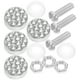 thumbnail image 2 of 1 juego de tornillos para matrícula de coche, clips para matrícula, sujetadores, accesorios de fijación para marco de matrícula, 2 of 5