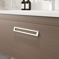 thumbnail image 4 of Eviva Orleans 38"W x 20"D Wenge Wall Mount Bathroom Vanity with White Porcelain Countertop and Integrated Sink, 4 of 11