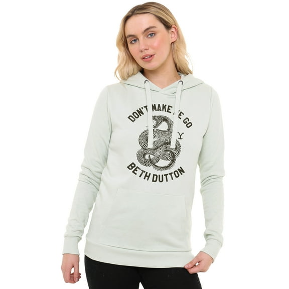 Yellowstone Dont Make Me Go Beth Dutton Women's Hoodie
