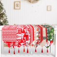 thumbnail image 3 of Decoración navideña, nueva Bandera de mesa de algodón y poliéster navideño, mantel creativo de Navidad, decoración de mesa, decoración del hogar, 3 of 3